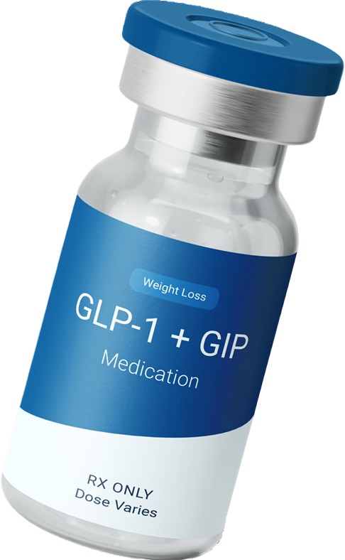 GLP-1 + GIP medication vial